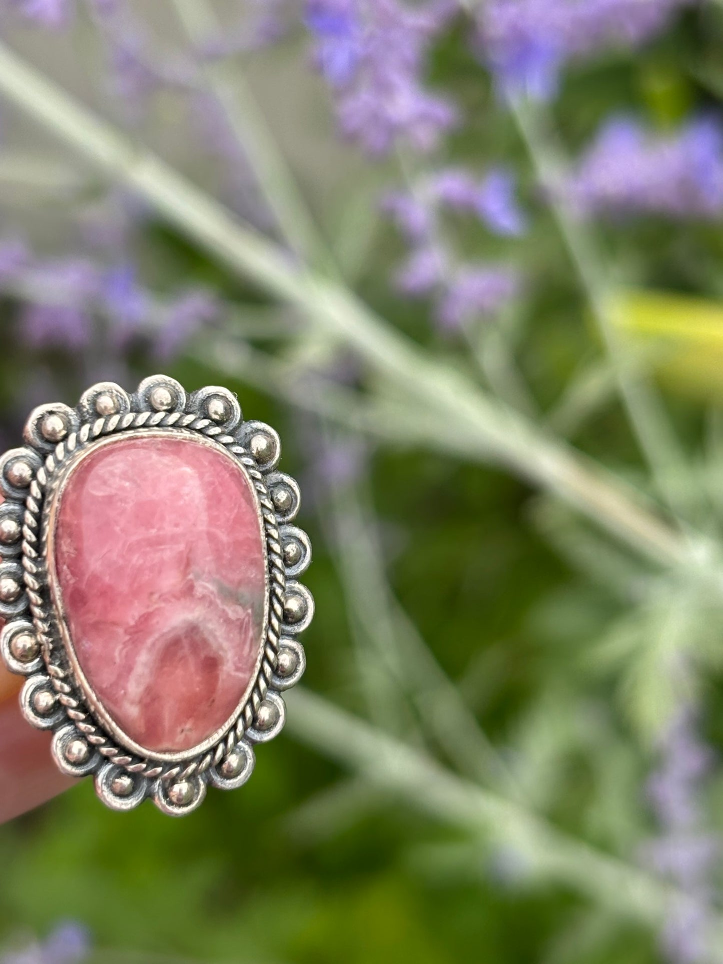 Rhodocrosite Ring size 5