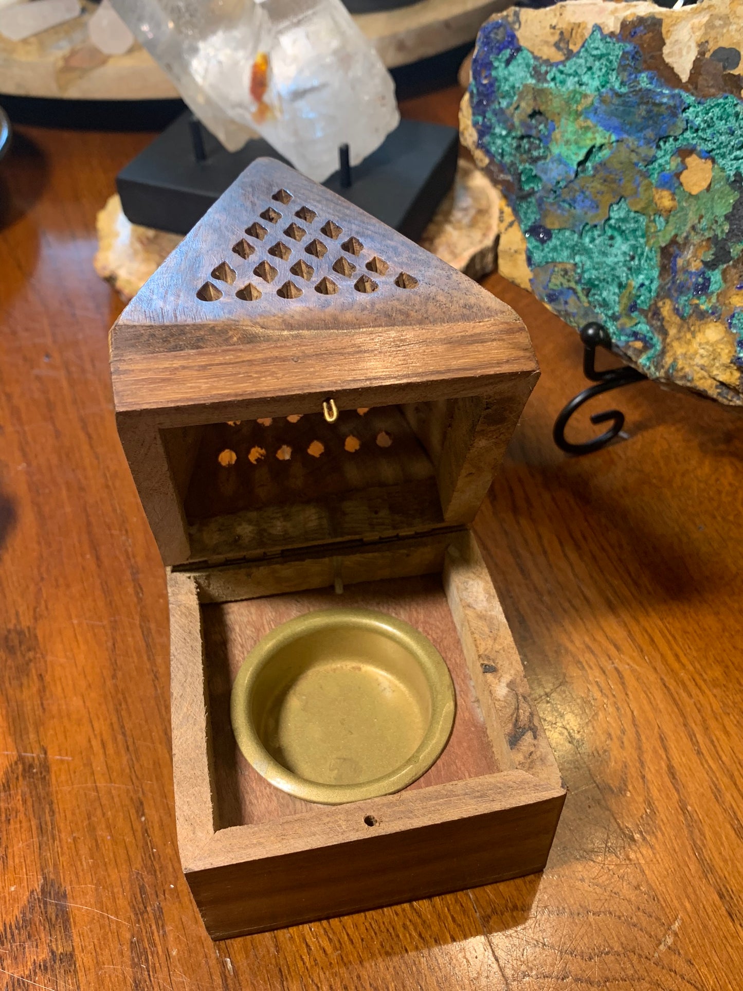 Incense Burner - Teak wood