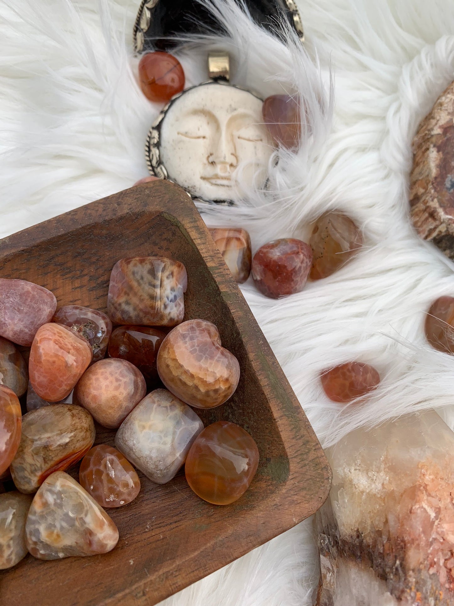 Fire Agate- Tumble