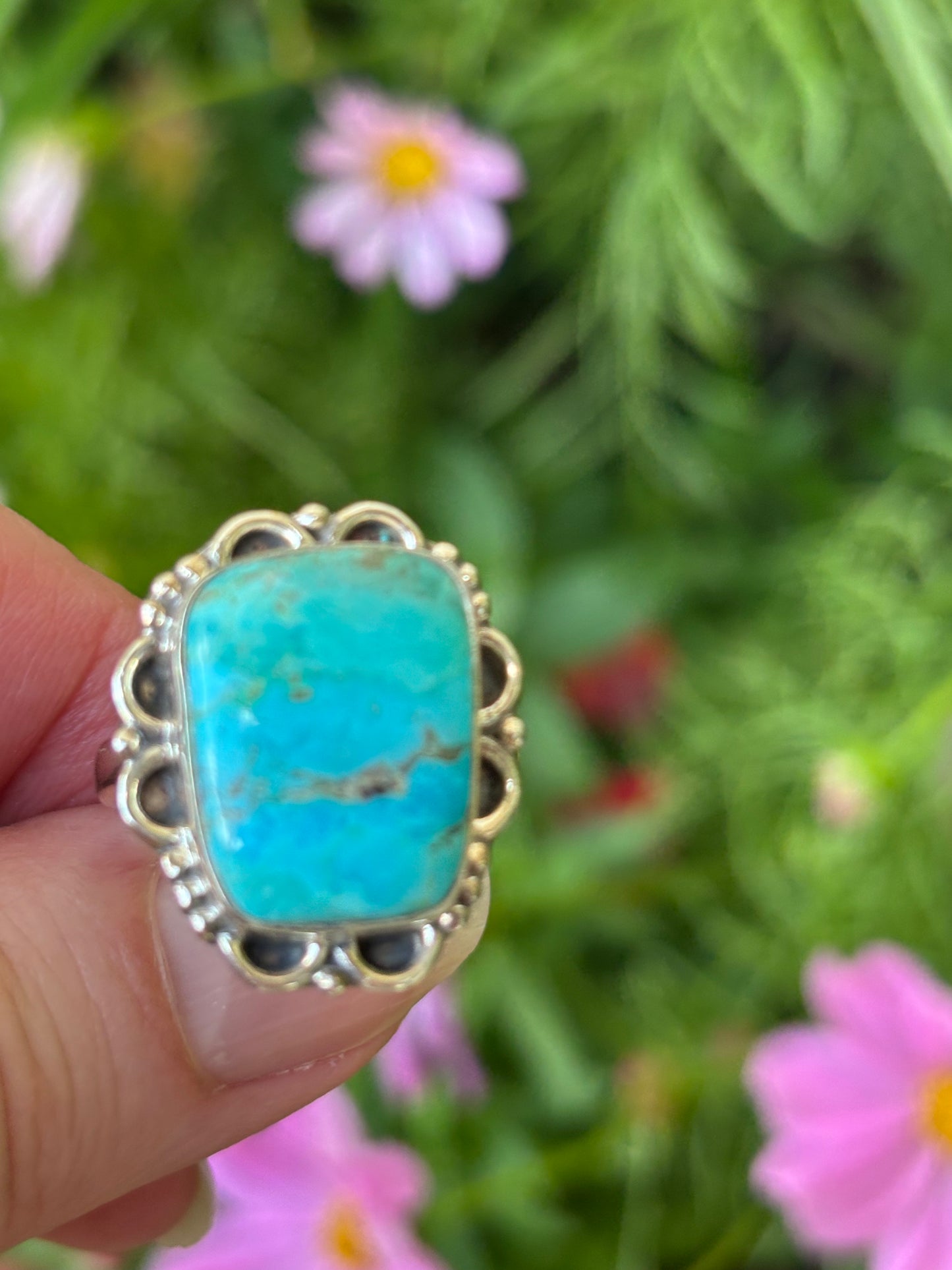 Turquoise Ring size 9.5