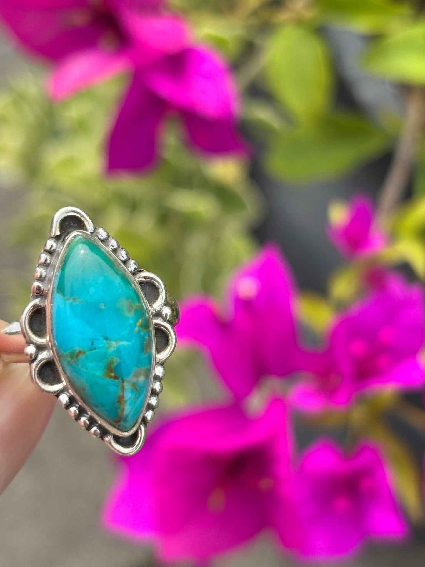 Turquoise Ring size 8