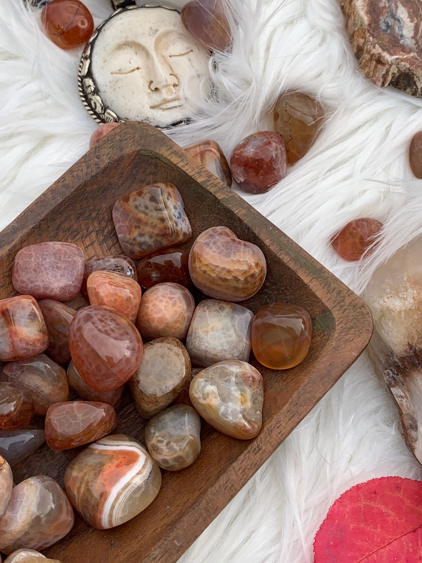 Fire Agate- Tumble