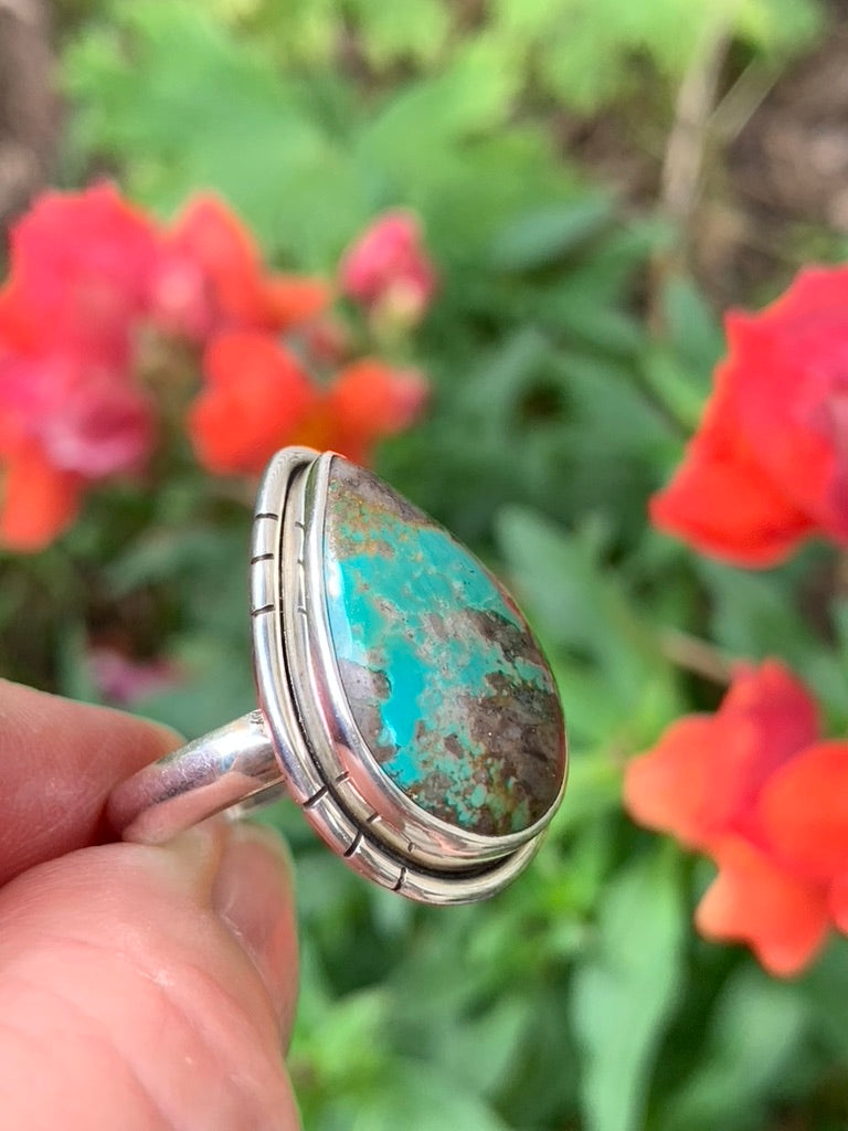 Turquoise Ring size 8