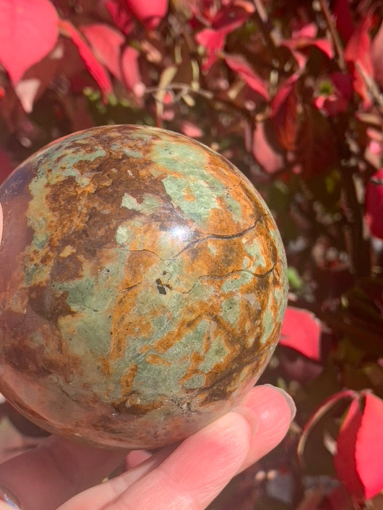 Chrysoprase Sphere