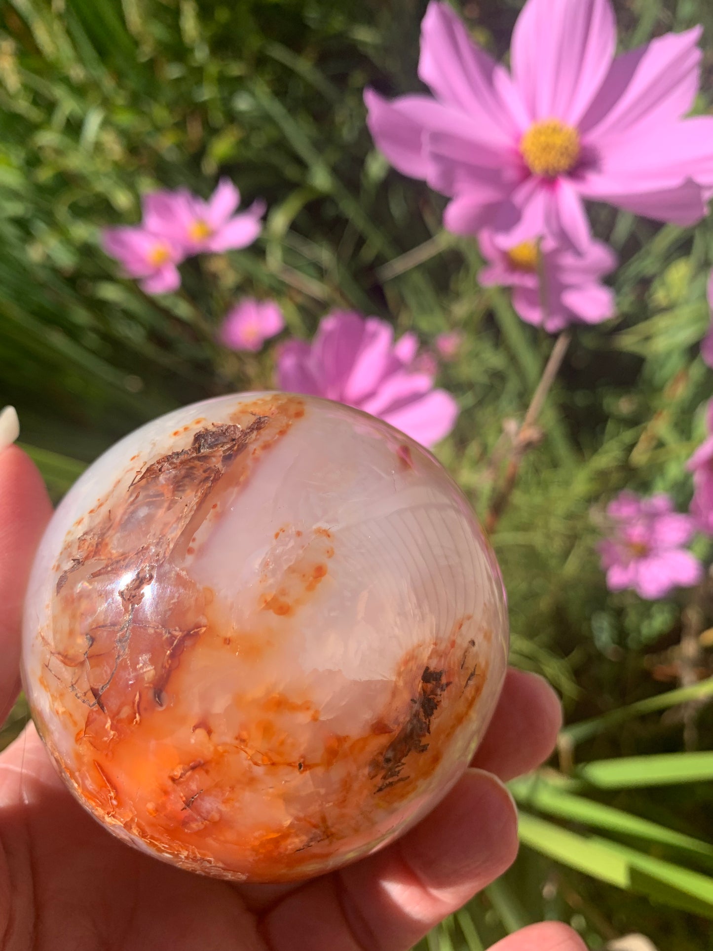 Carnelian Sphere - Madagascar