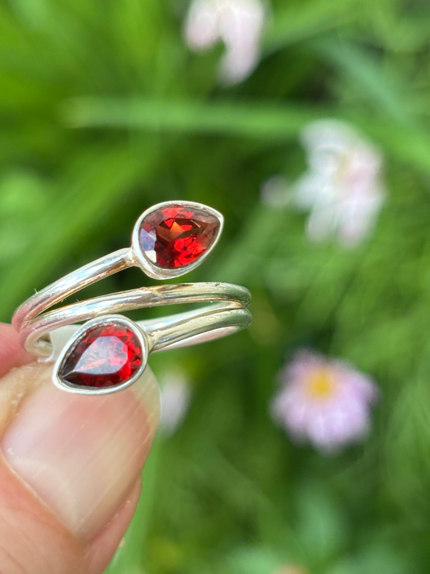 Garnet Ring size 8