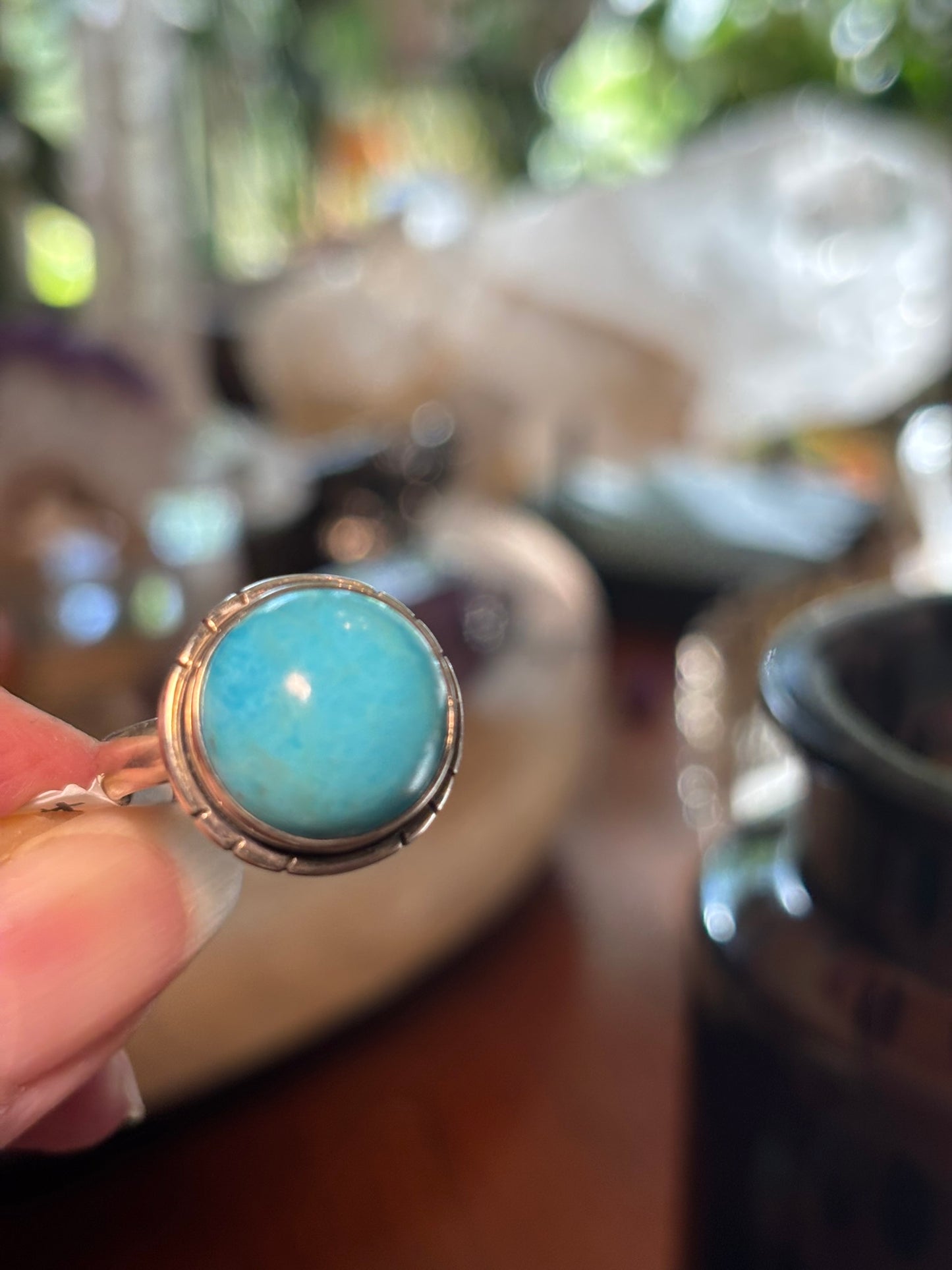Turquoise Ring size 8