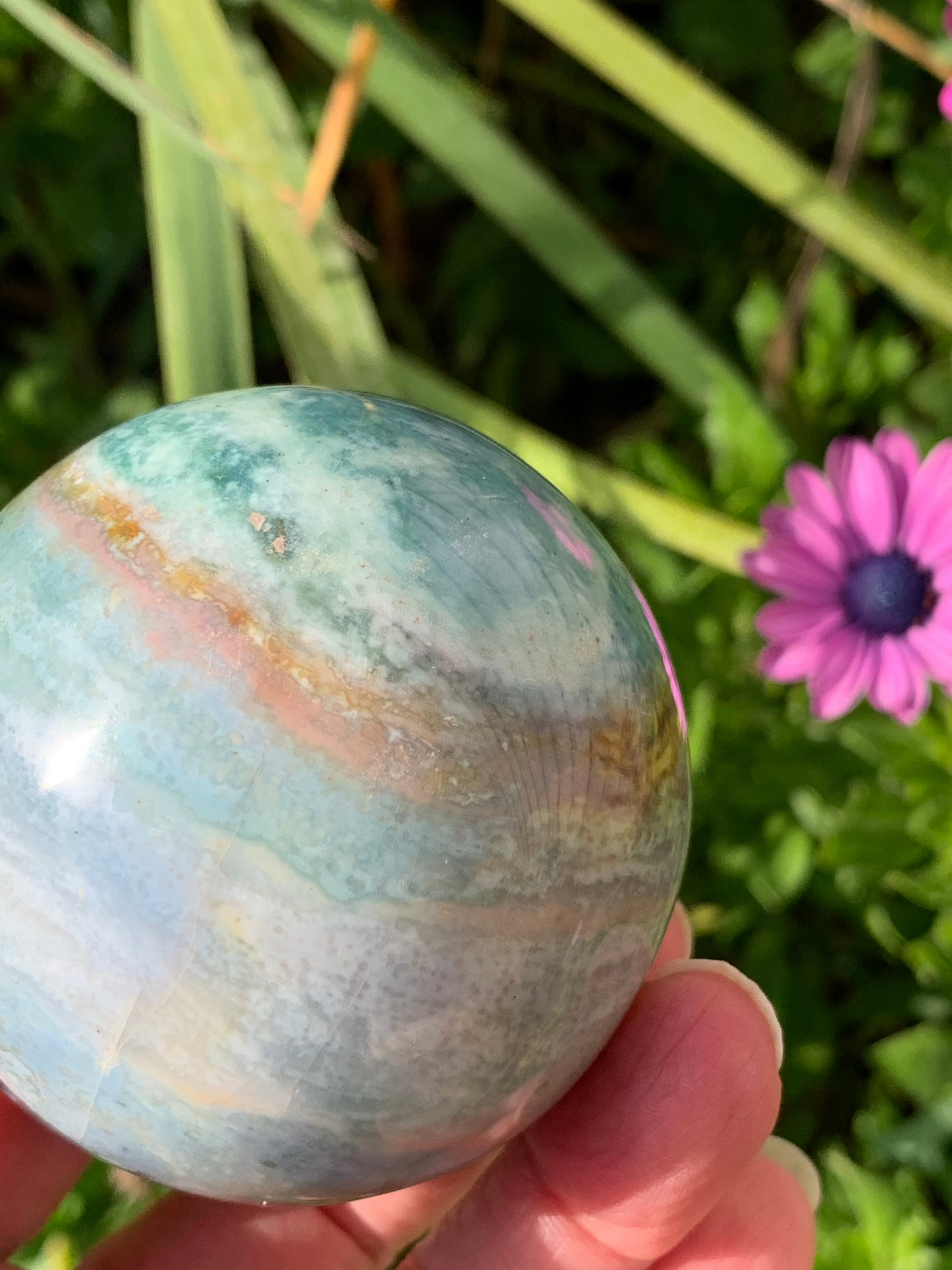 Ocean Jasper Sphere - Madagascar