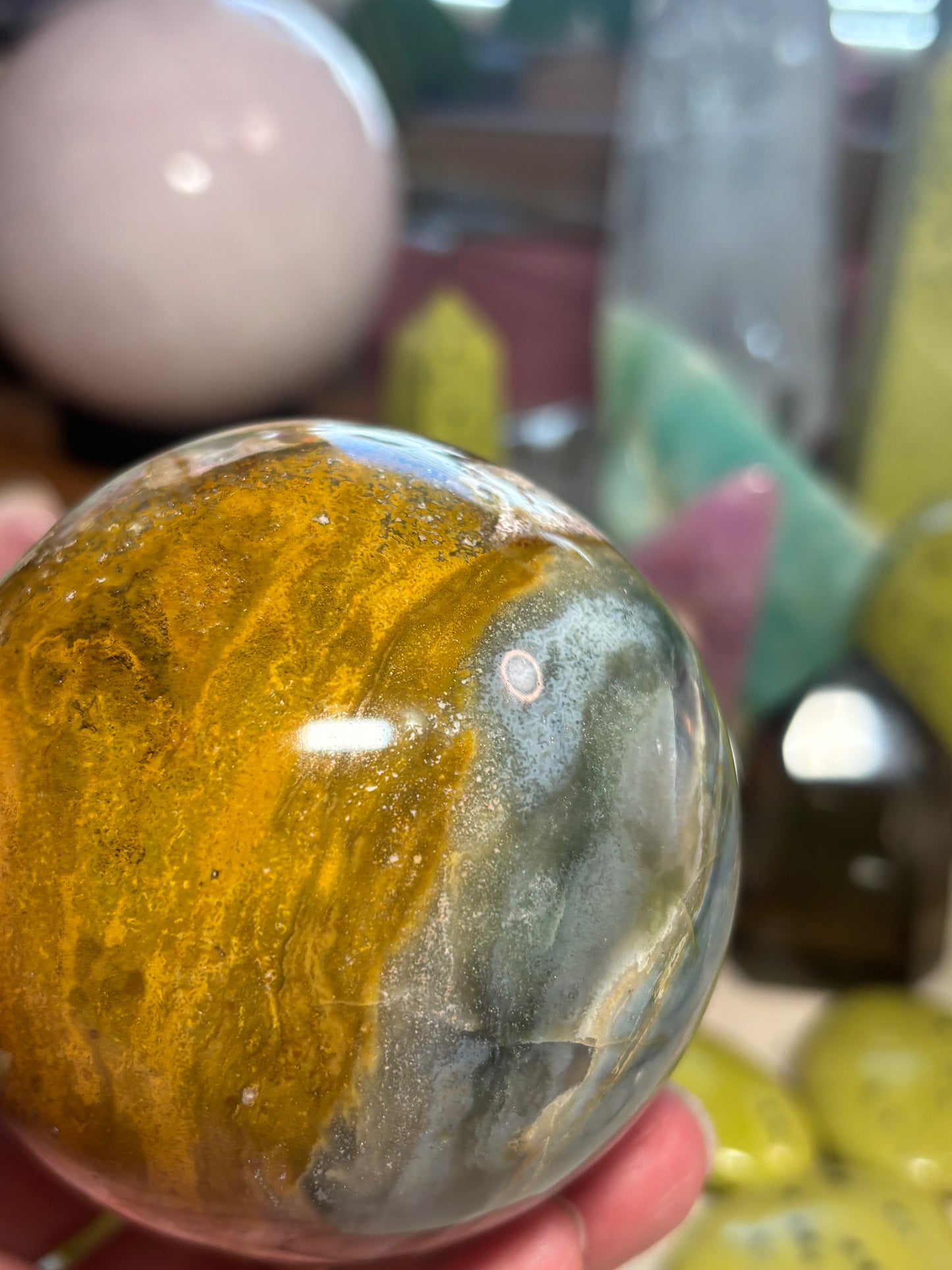 Sea Jasper Sphere - Madagascar