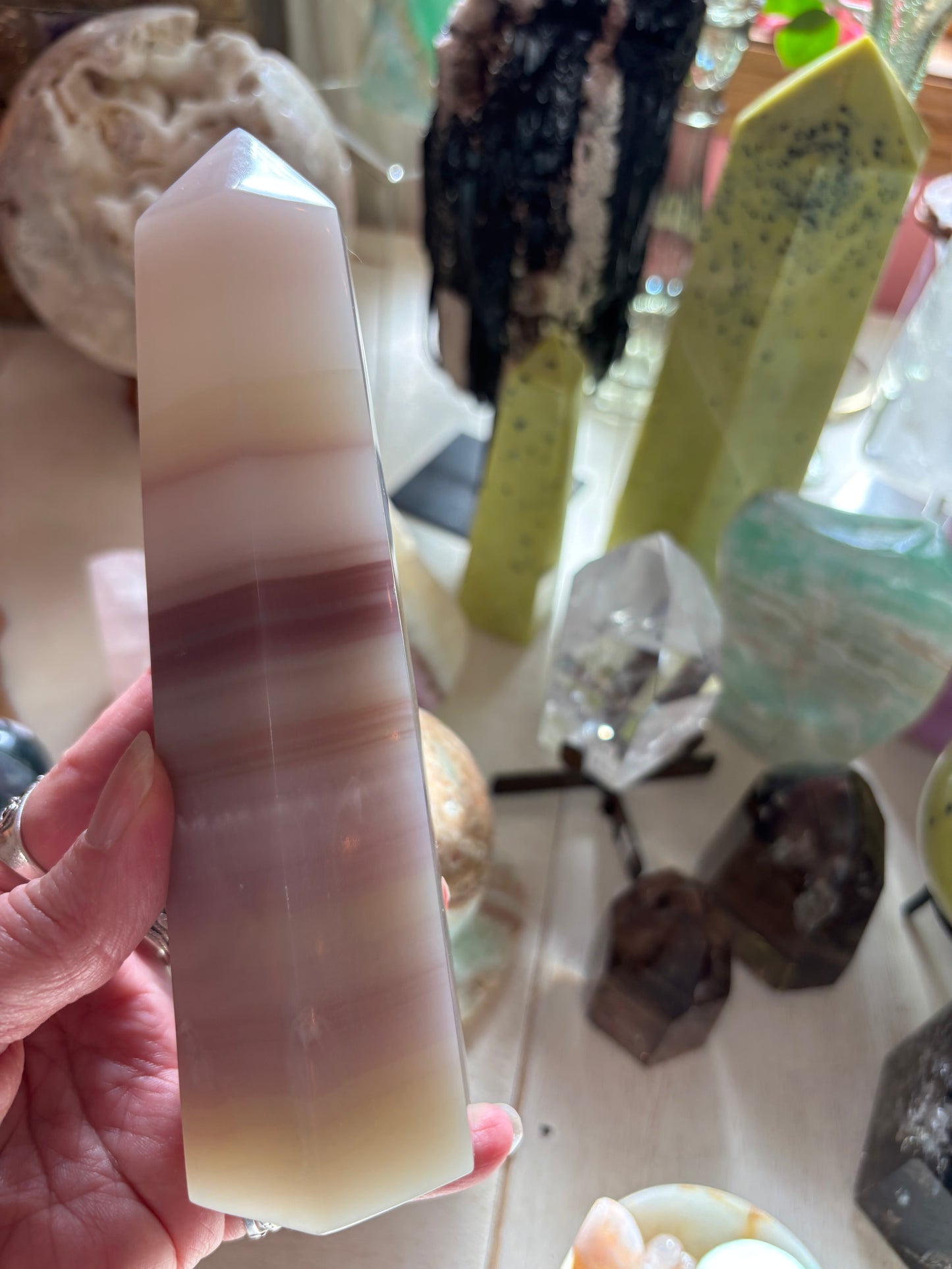Watermelon Calcite - Generator - Pakistan