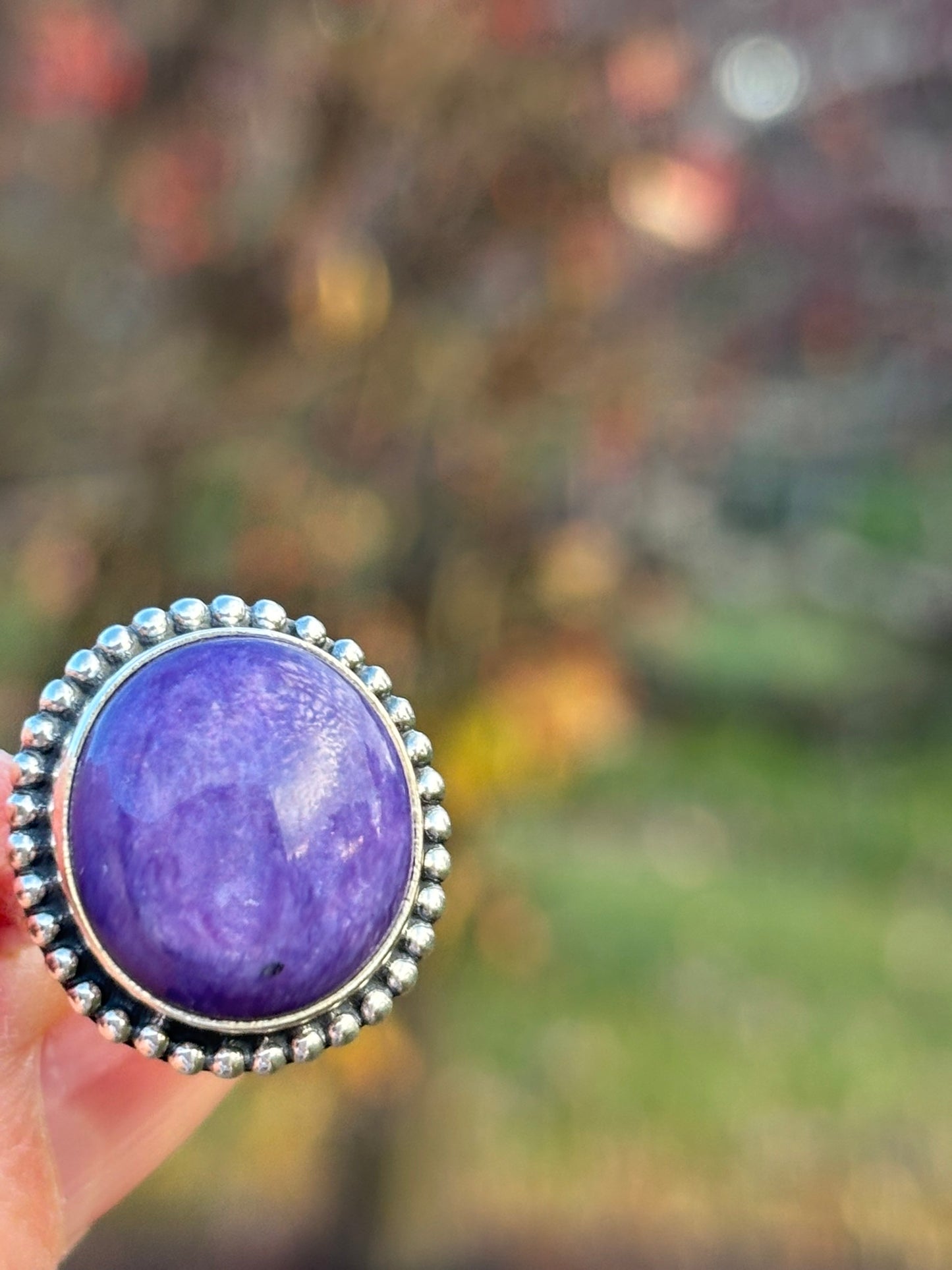 Charoite Ring size 7.75