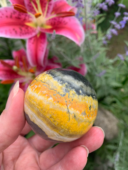 Bumble Bee Jasper Sphere