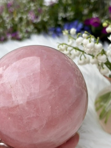 Rose Quartz | Sphere | Madagascar