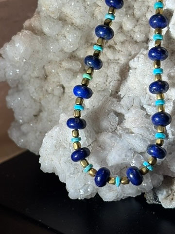 Blue Horizon — American Turquoise and Lapis Lazuli