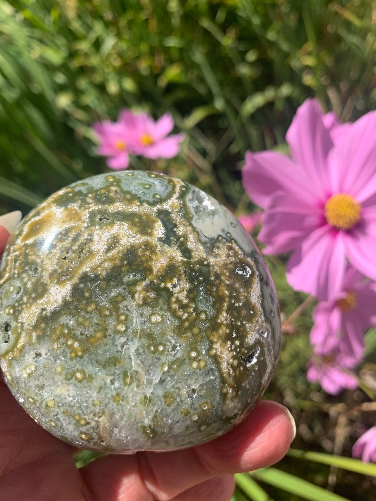 Ocean Jasper Gallet - Green Vein - Madagascar