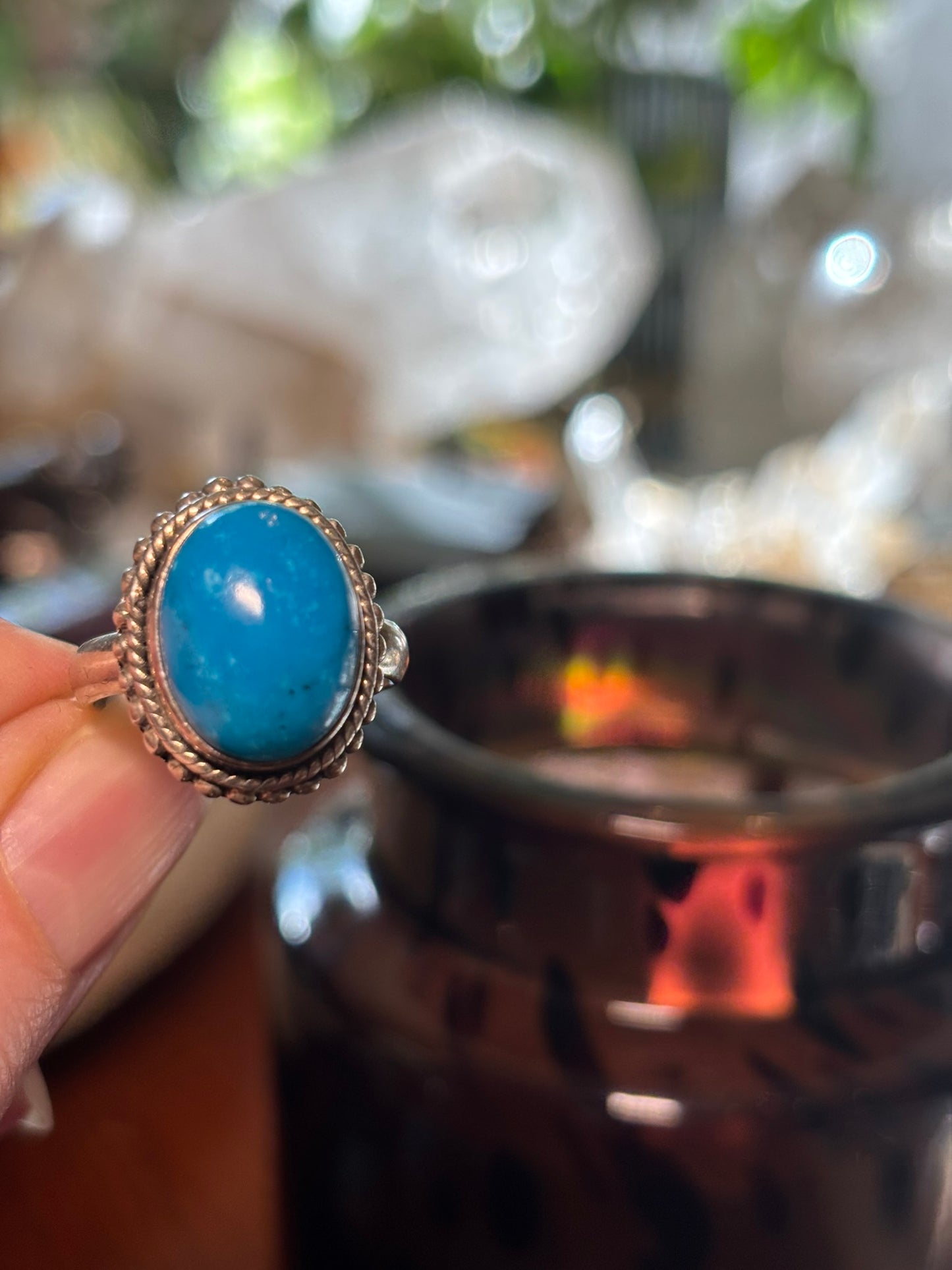Turquoise Ring size 8