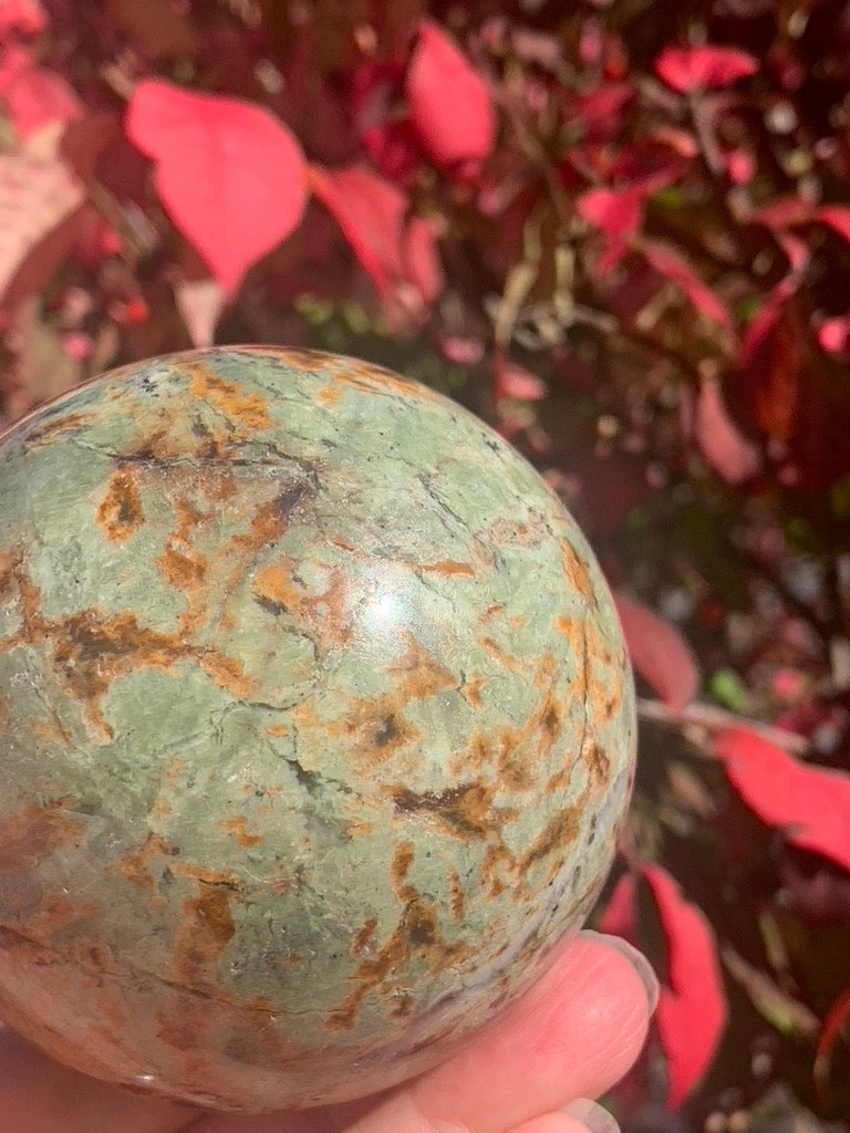 Chrysoprase Sphere