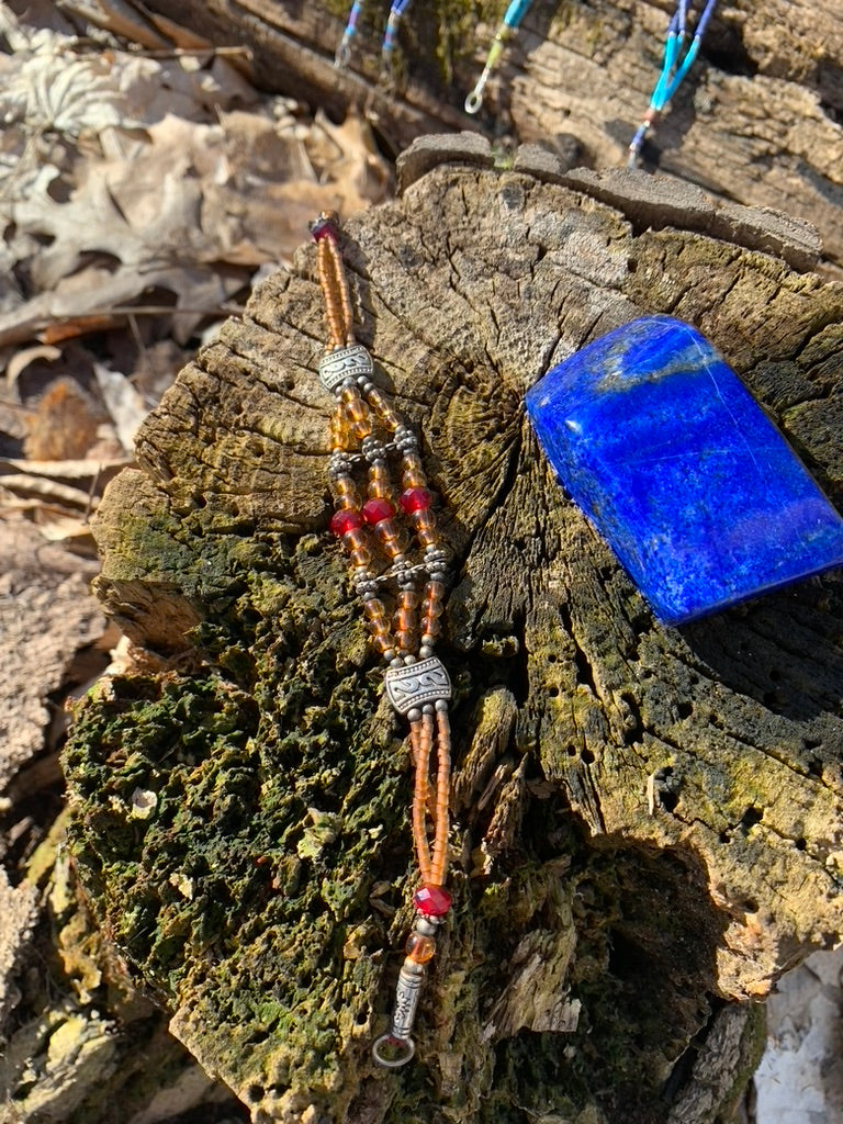 Glass beaded bracelet - Afghanistan