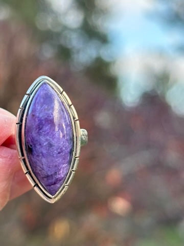 Charoite Ring size 7