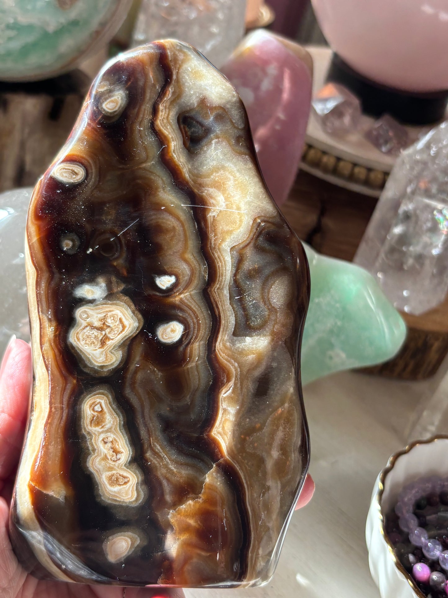 Chocolate Calcite - Free Form | Pakistan