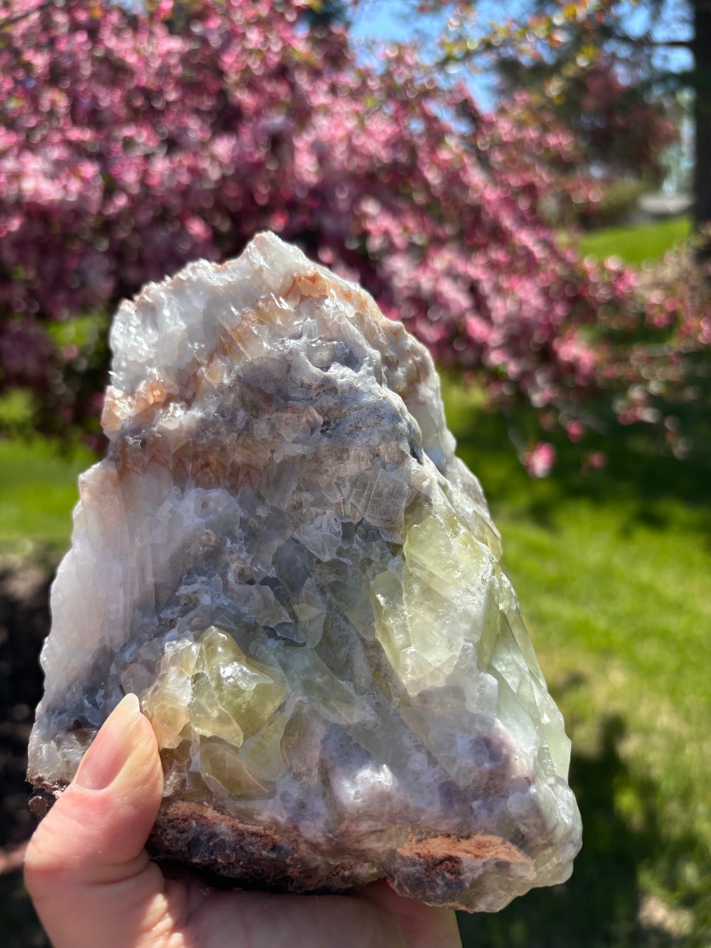 Green Calcite natural - Mexico