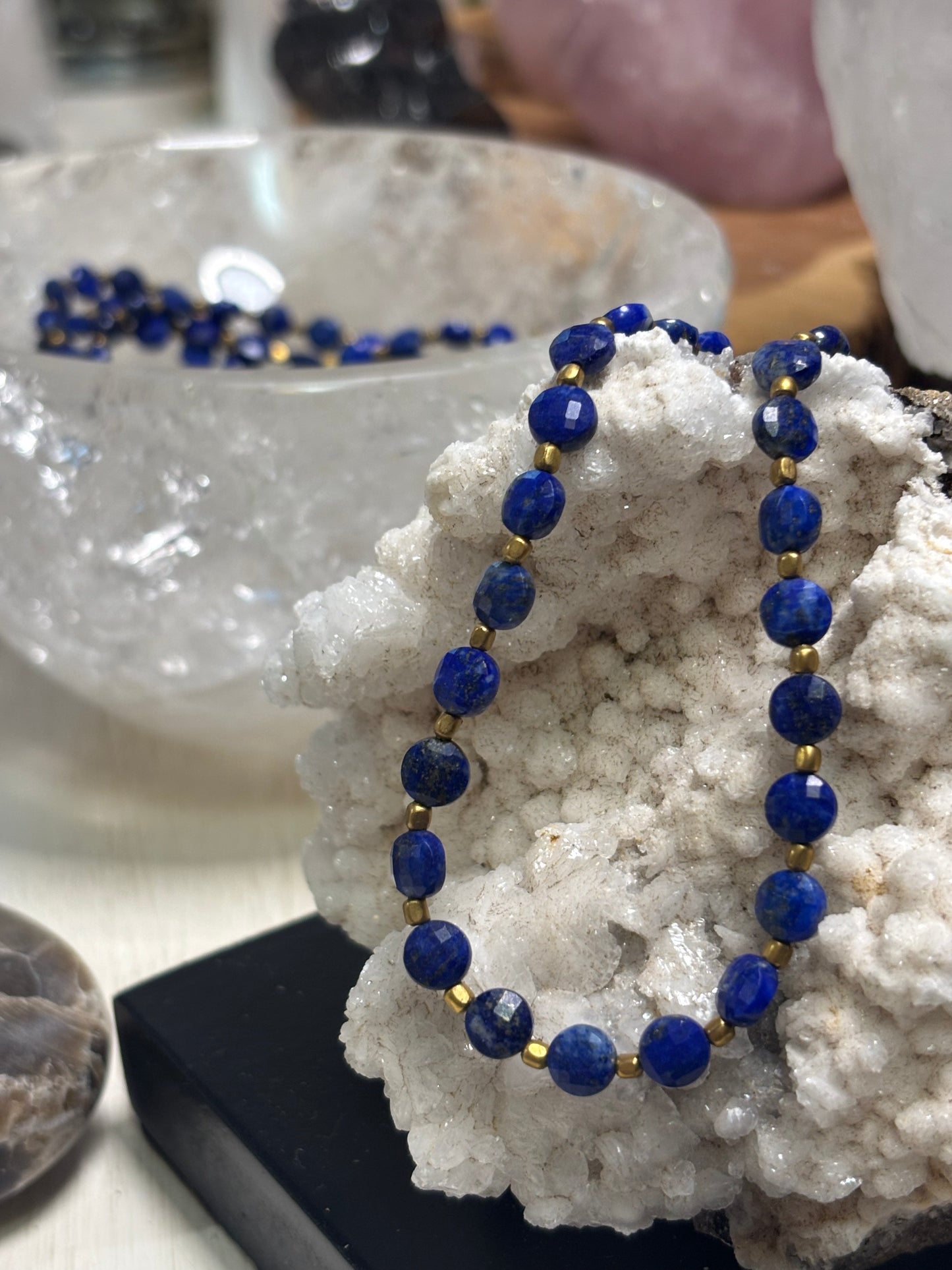 Deep Current — Faceted Lapis Lazuli