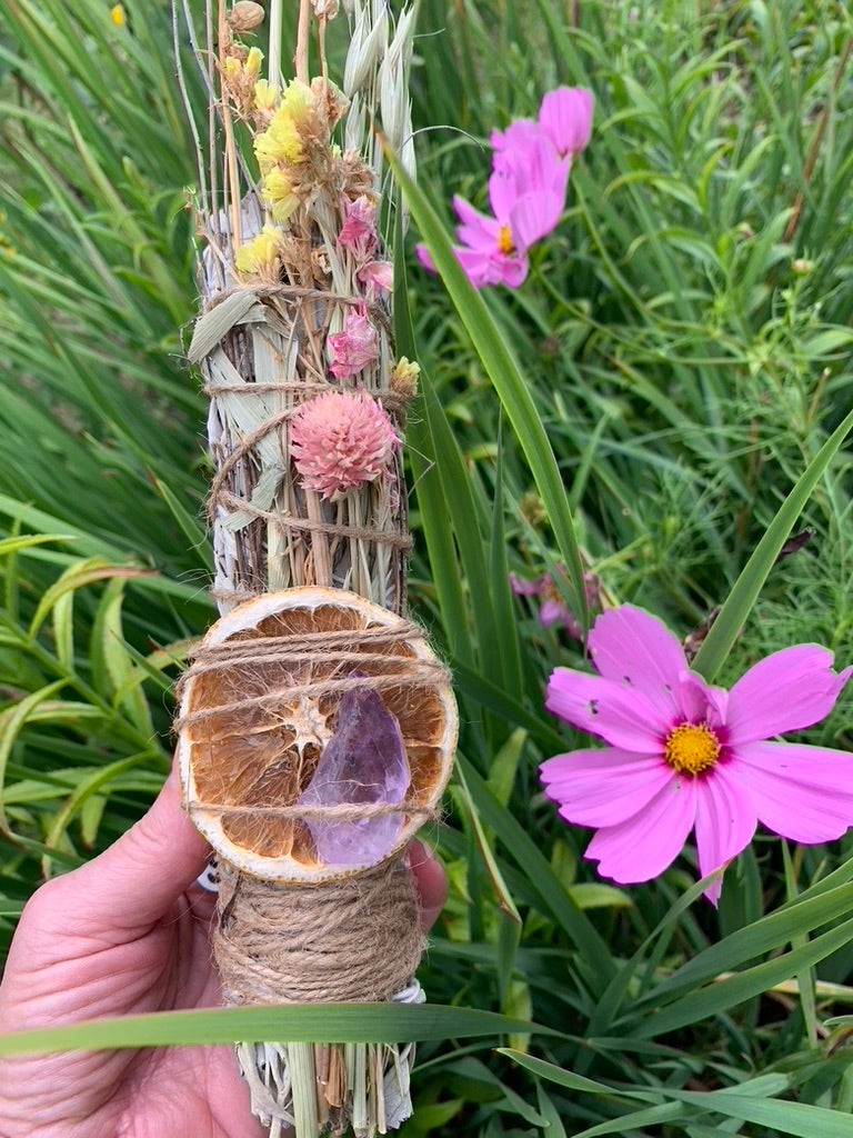 Amethyst White Sage Bundle