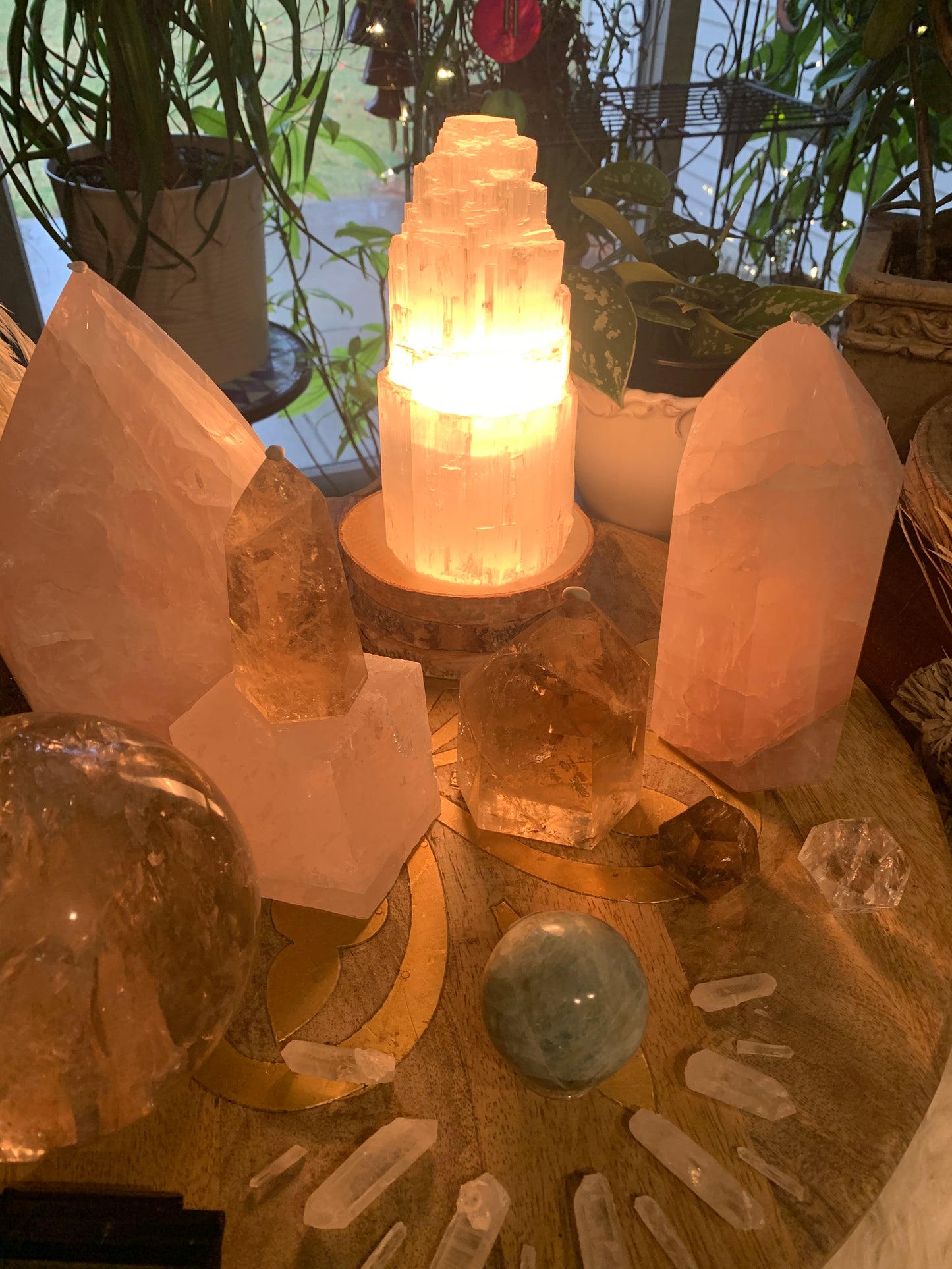 Selenite Energy Lamp