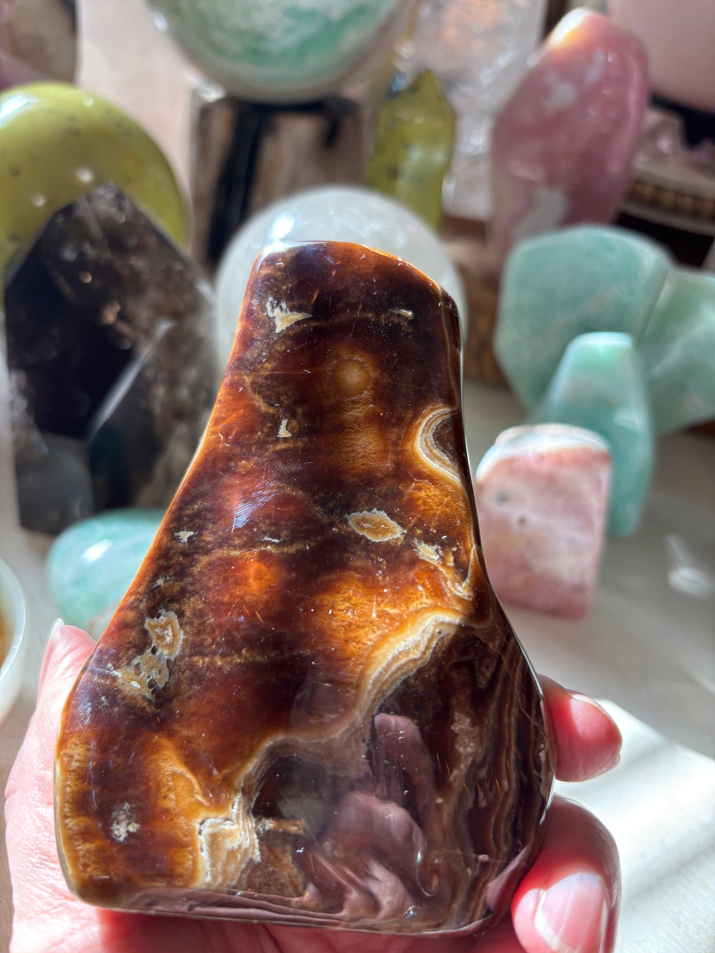 Chocolate Calcite - Free Form | Pakistan