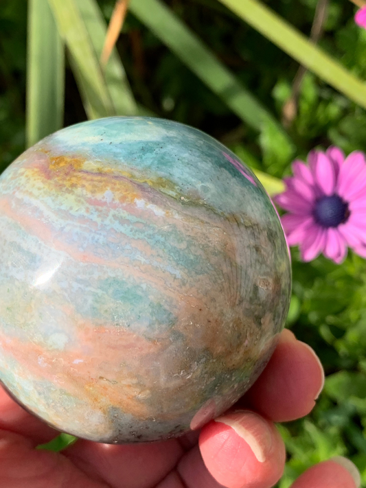 Ocean Jasper Sphere - Madagascar