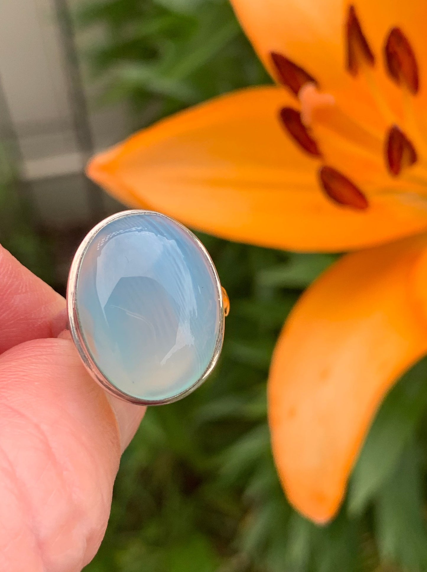 Agate Ring size 7.5