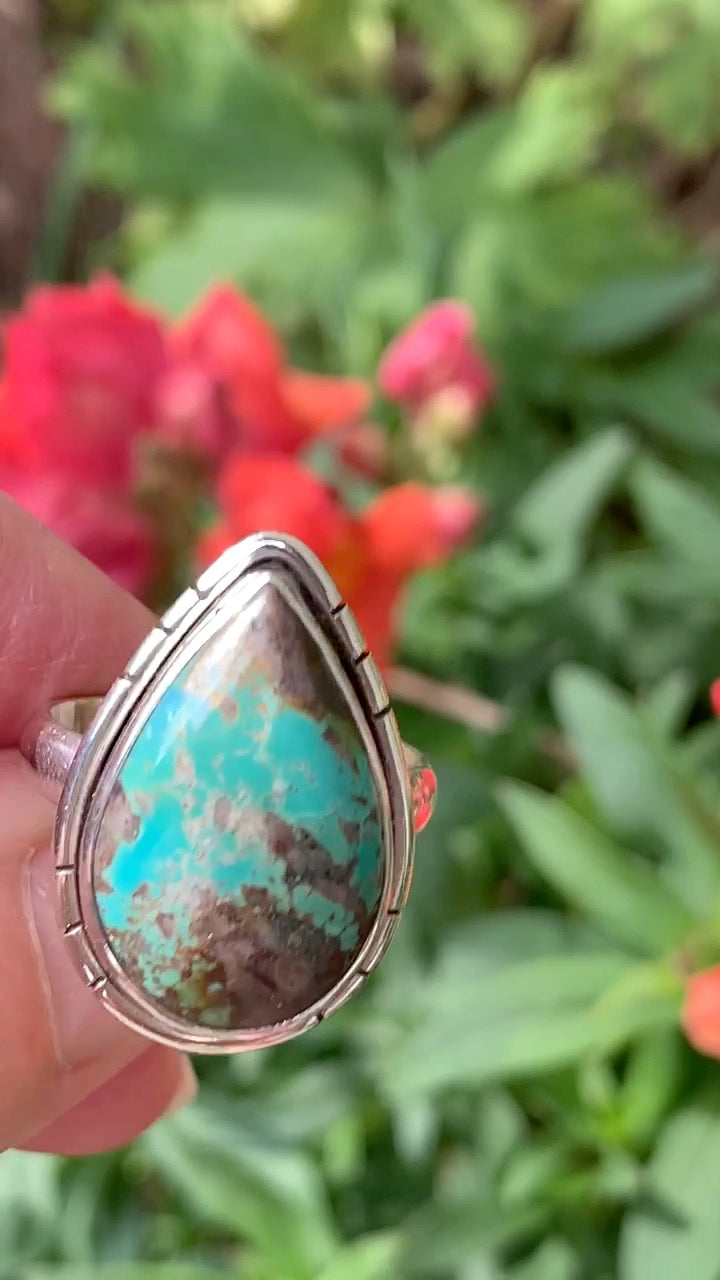 Turquoise Ring size 8