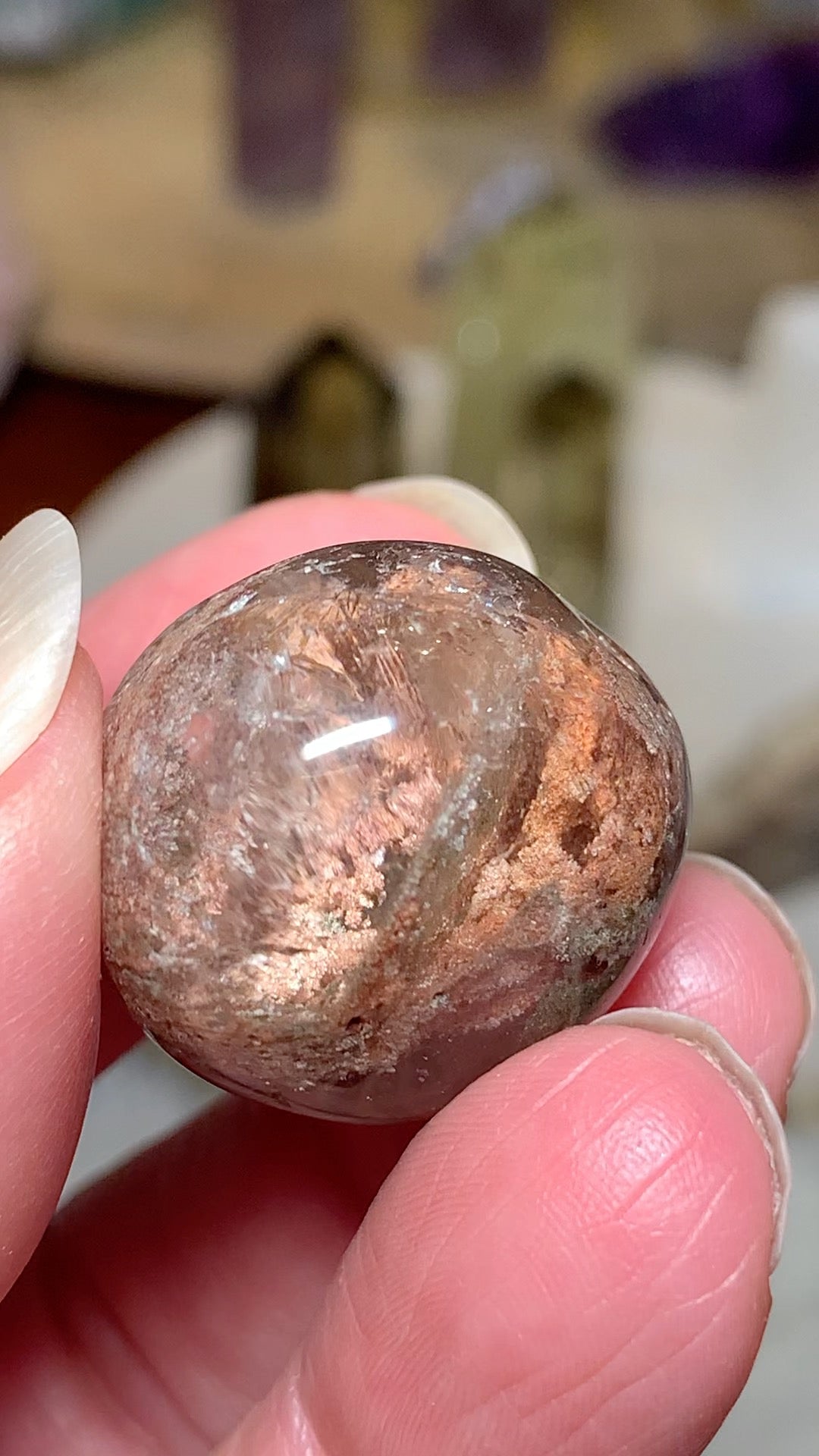 Lodalite - Garden Quartz pocket stones