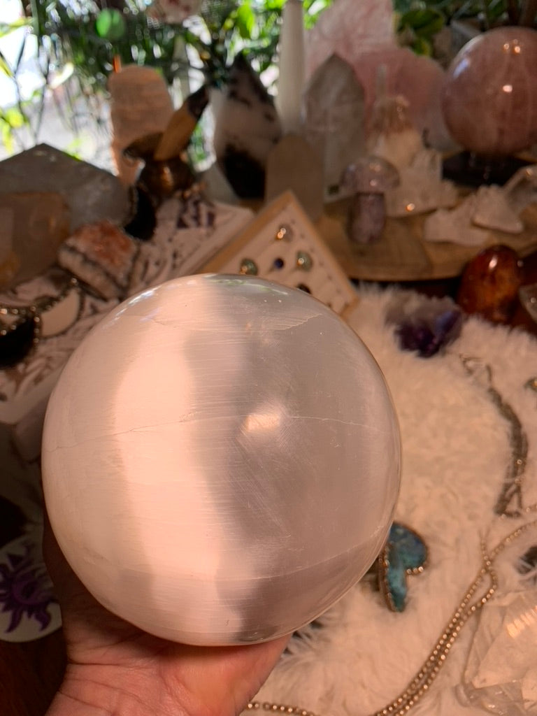 Selenite Sphere