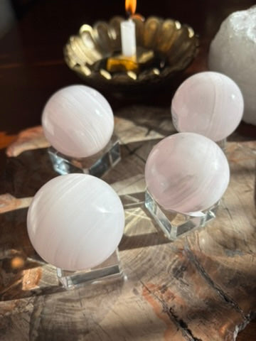 Mangano Pink Calcite - sphere - Pakistan
