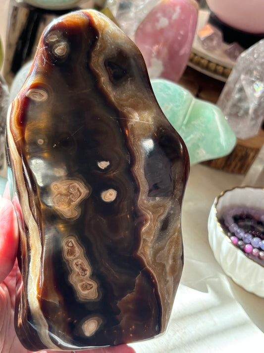 Chocolate Calcite - Free Form | Pakistan