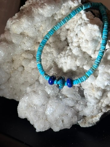 Reef — American Turquoise, Lapis Lazuli, and Chrysocolla