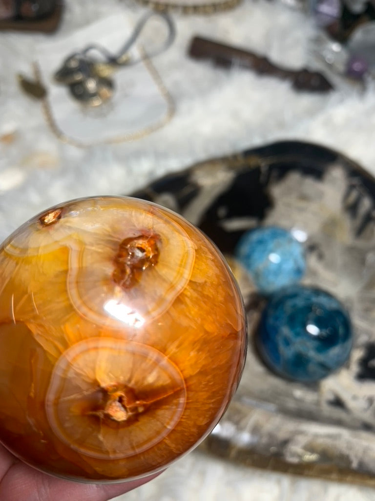 Carnelian Sphere - Madagascar