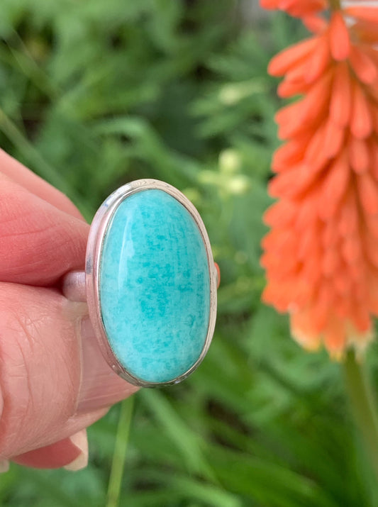 Amazonite Ring size 7