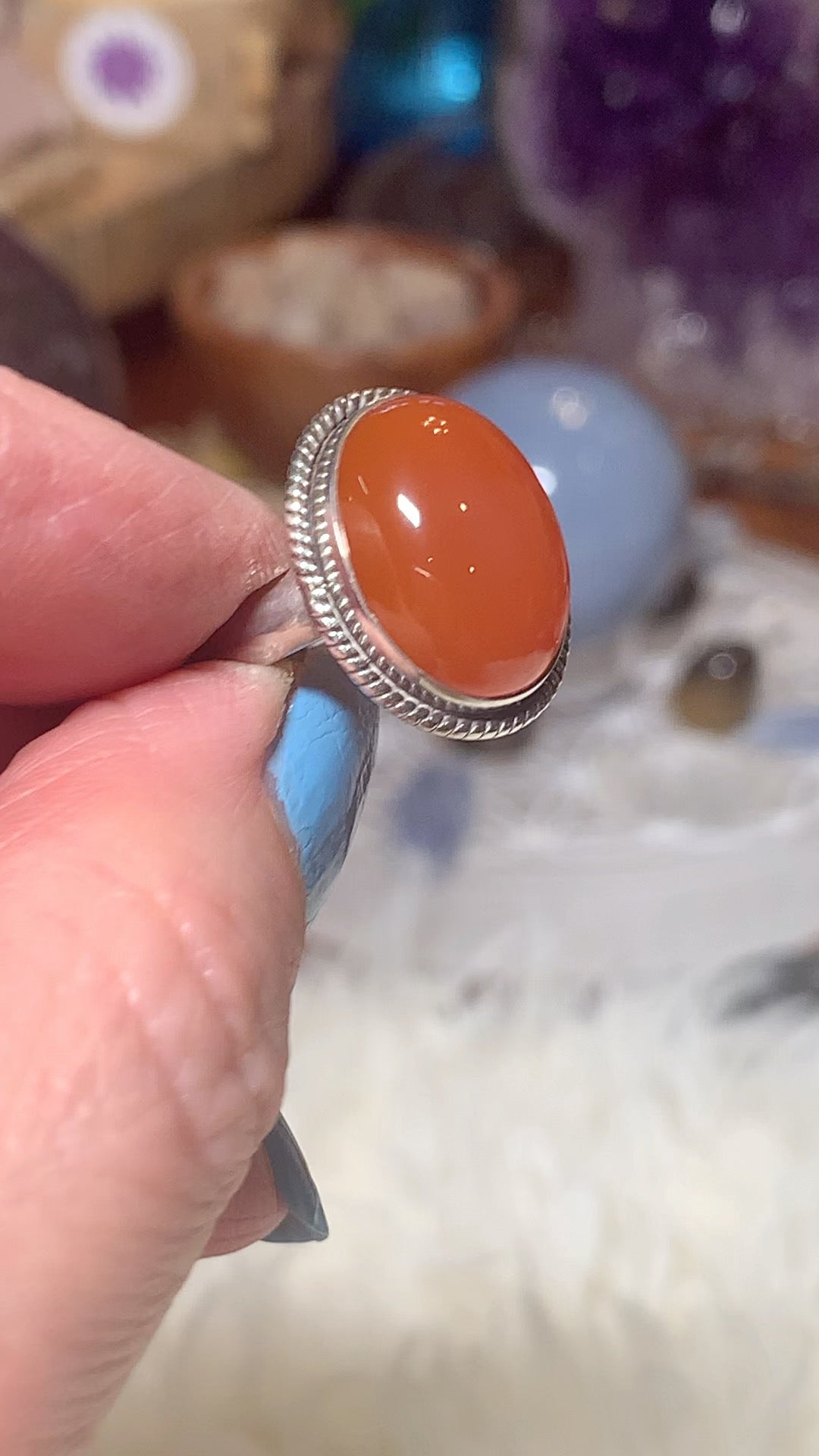 Carnelian Ring size 6