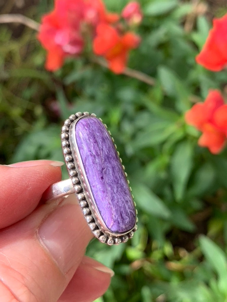 Charoite Ring size 7