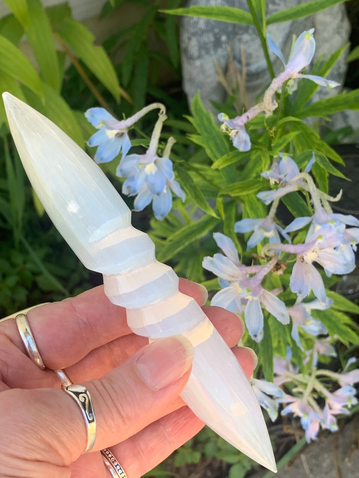 Selenite DT Double Terminated Wand