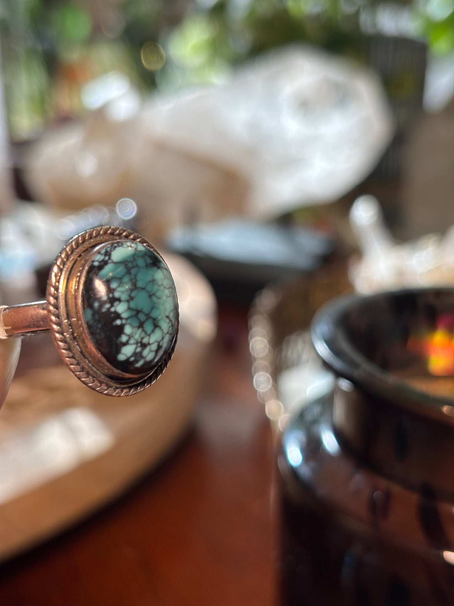 Turquoise mix Ring size 7