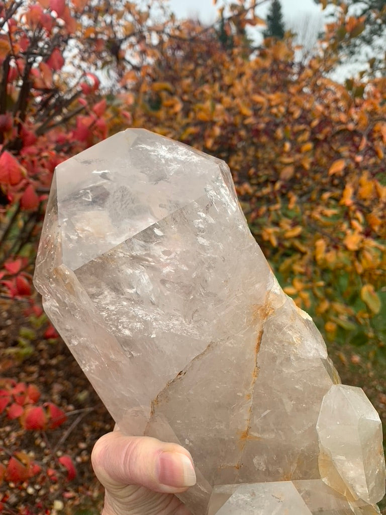 Smokey Lemurian Quartz Point