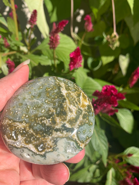 Ocean Jasper Gallet - Green Vein - Madagascar