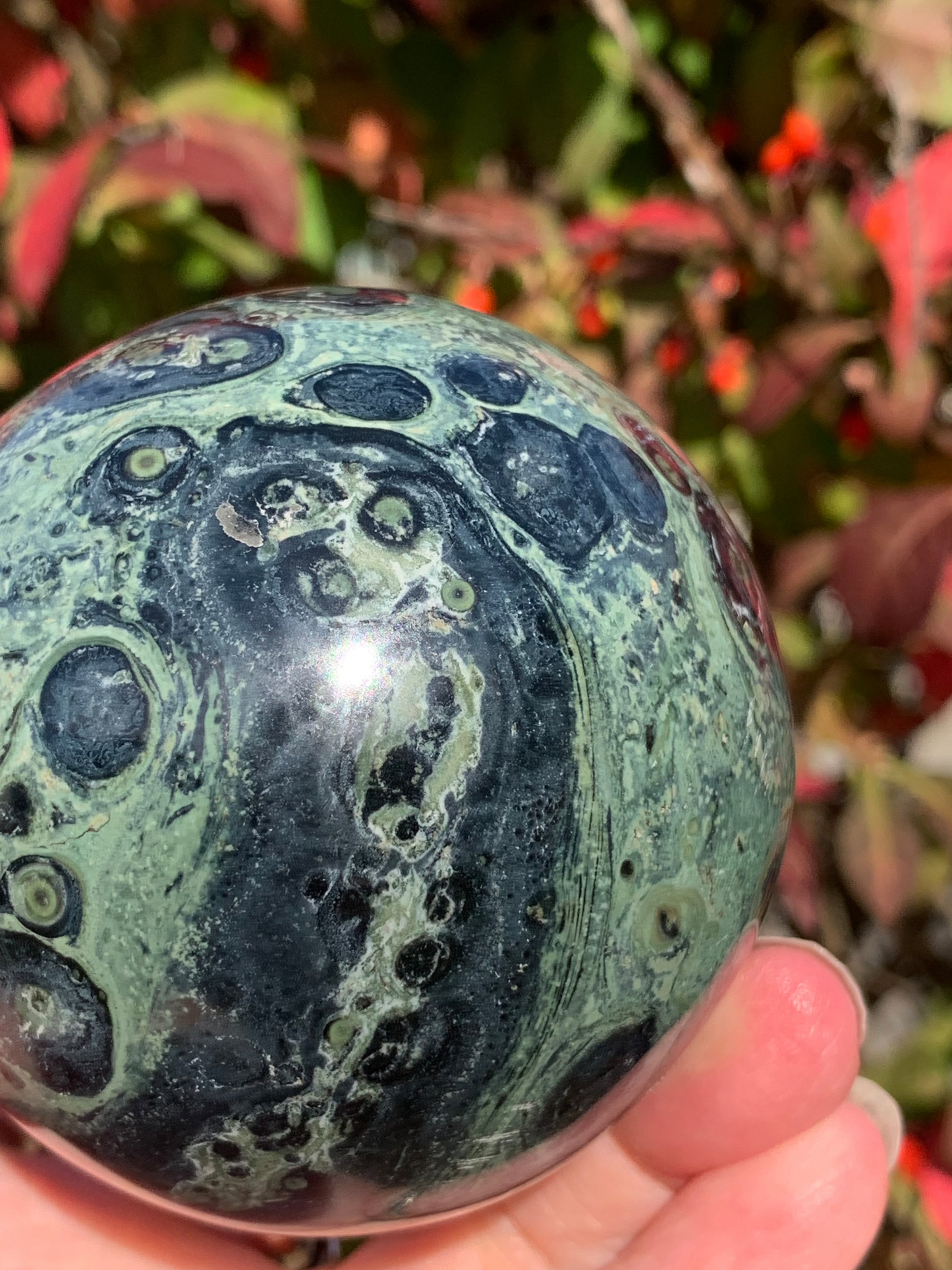 Kambaba Jasper sphere - Madagascar