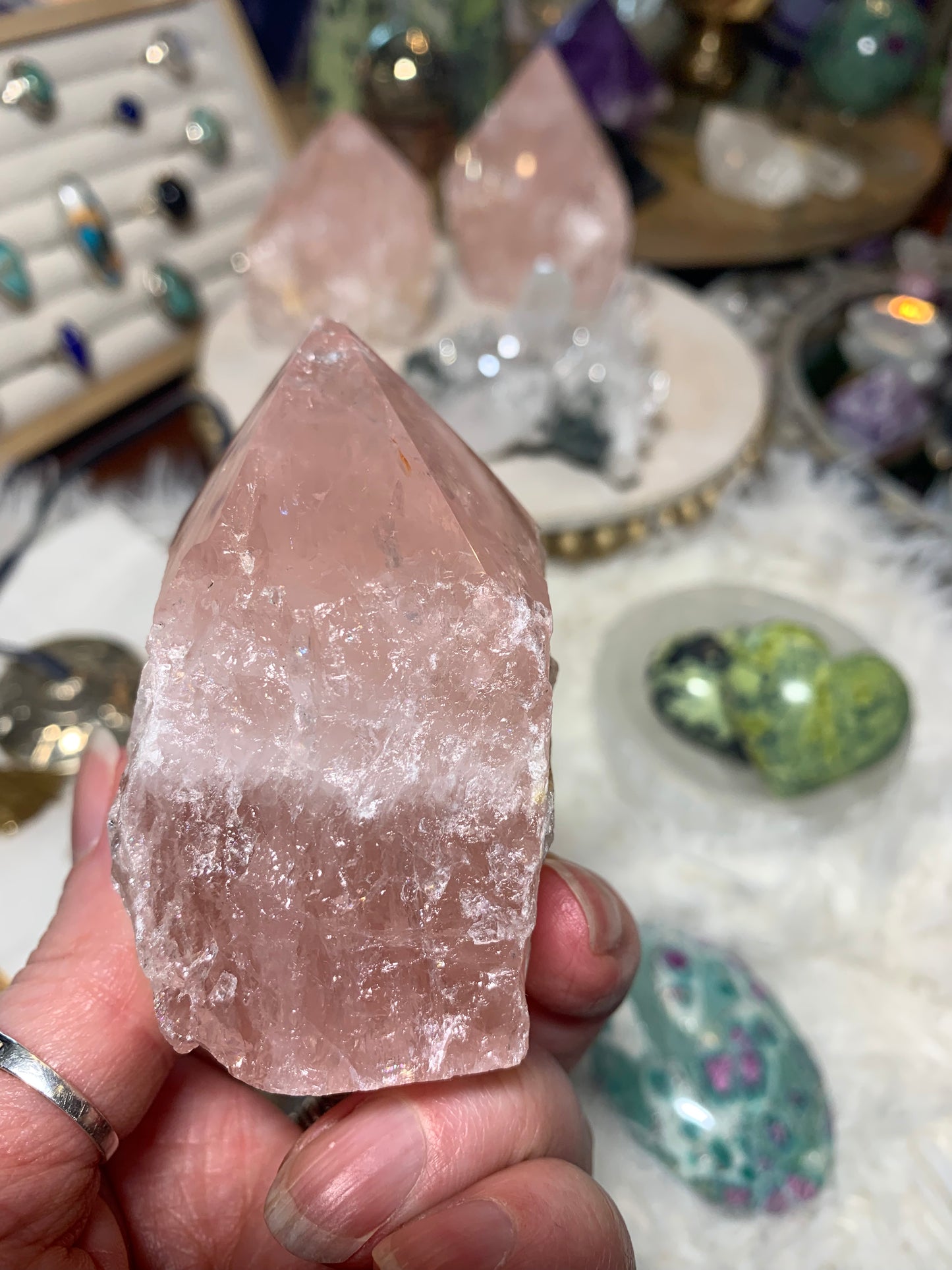 Rose Quartz Point - Brazil