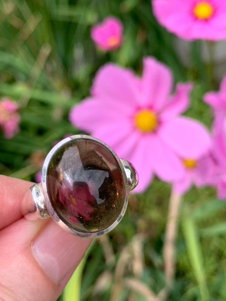 Smokey Quartz Ring size 9.5