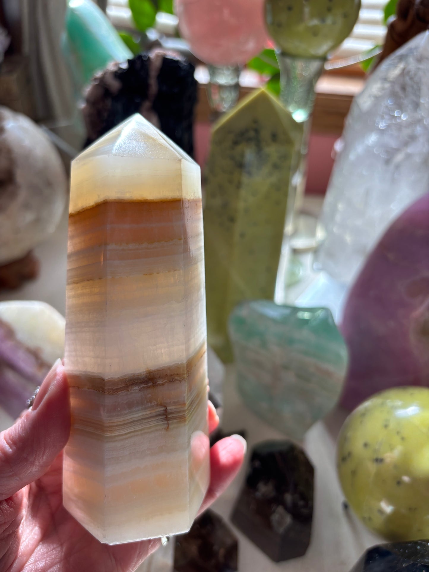 Watermelon Calcite - Generator - Pakistan