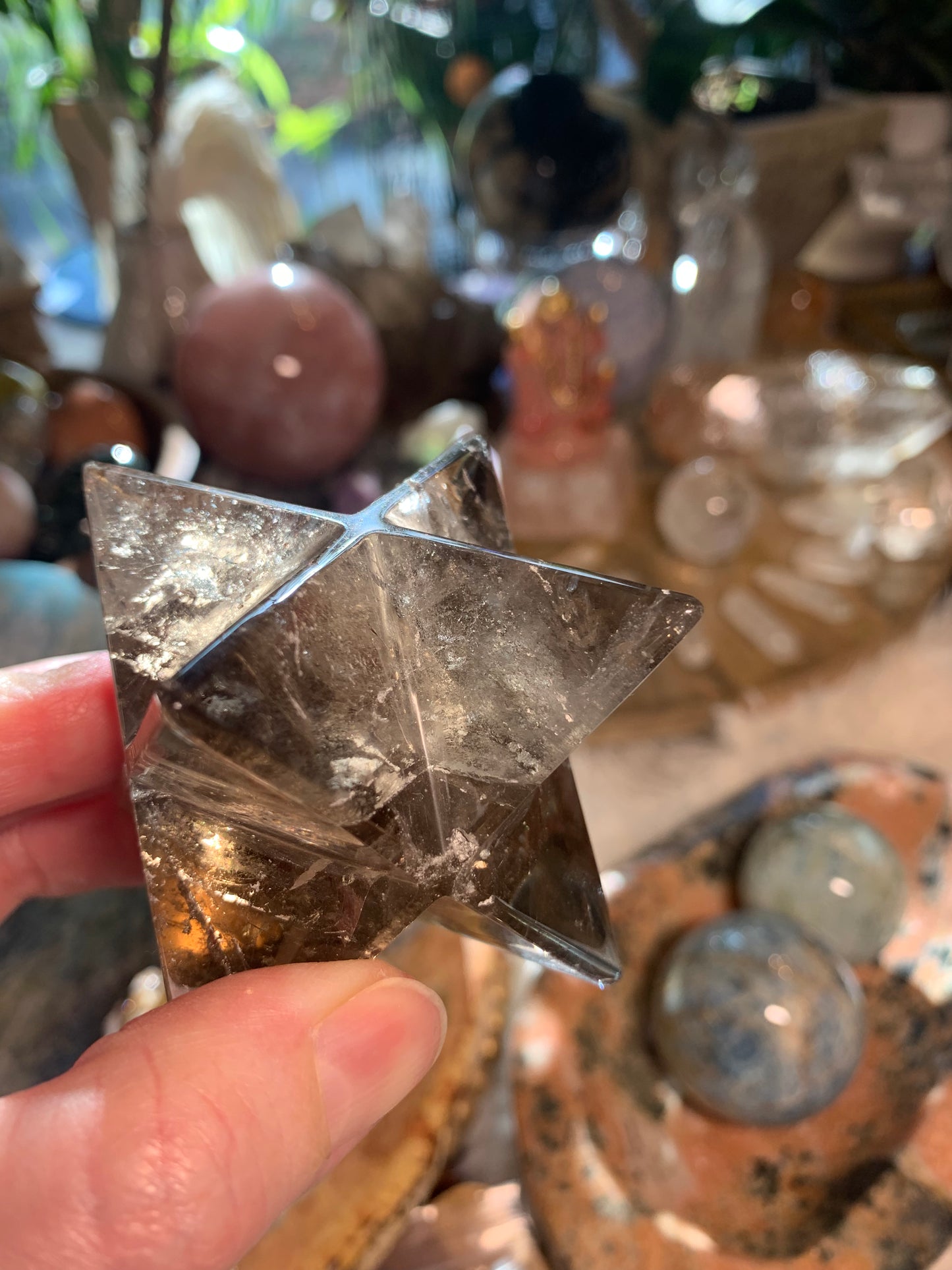 Smokey Quartz Merkaba - Brazil